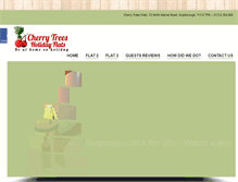 Tablet Screenshot of cherrytreesholidayflats.co.uk